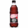 Dr Pepper Strawberries & Cream Zero Sugar Soda - Fresh Strawberry Pour, 20 fl oz Bottle