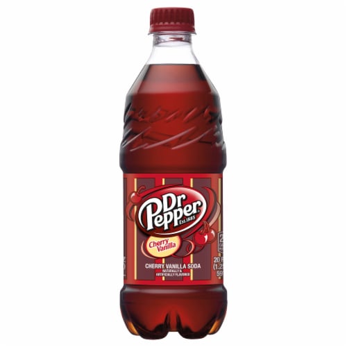Dr Pepper Cherry Vanilla Soda - Sweet Cherry Pour, 12 fl oz Cans, 12-Pack