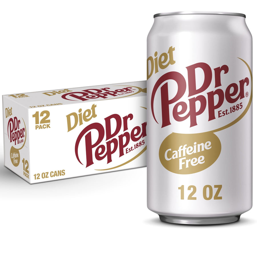 Caffeine Free Diet Dr Pepper Soda - Light Pour