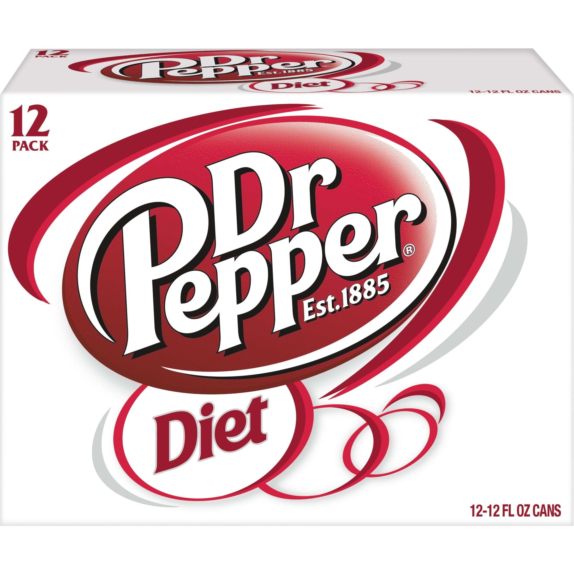 Diet Dr Pepper Soda - Clean Diet Choice, 12 fl oz Cans, 12-Pack