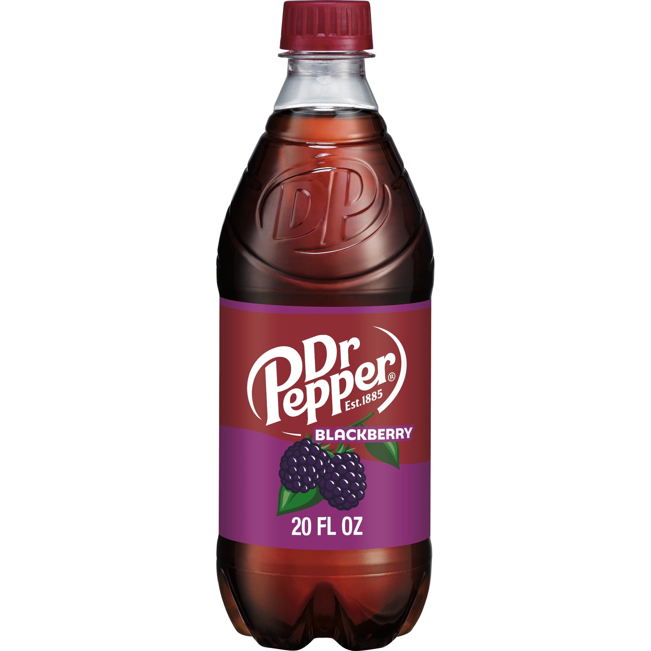 Dr Pepper Blackberry Soda - Blackberry Pour, 20 fl oz Bottle