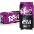 Dr Pepper Blackberry Zero Sugar Soda - Blackberry Burst, 12 fl oz Cans, 24-Pack
