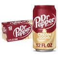Dr Pepper & Cream Soda - Fresh Soda Pour, 12 fl oz Cans, 12-Pack