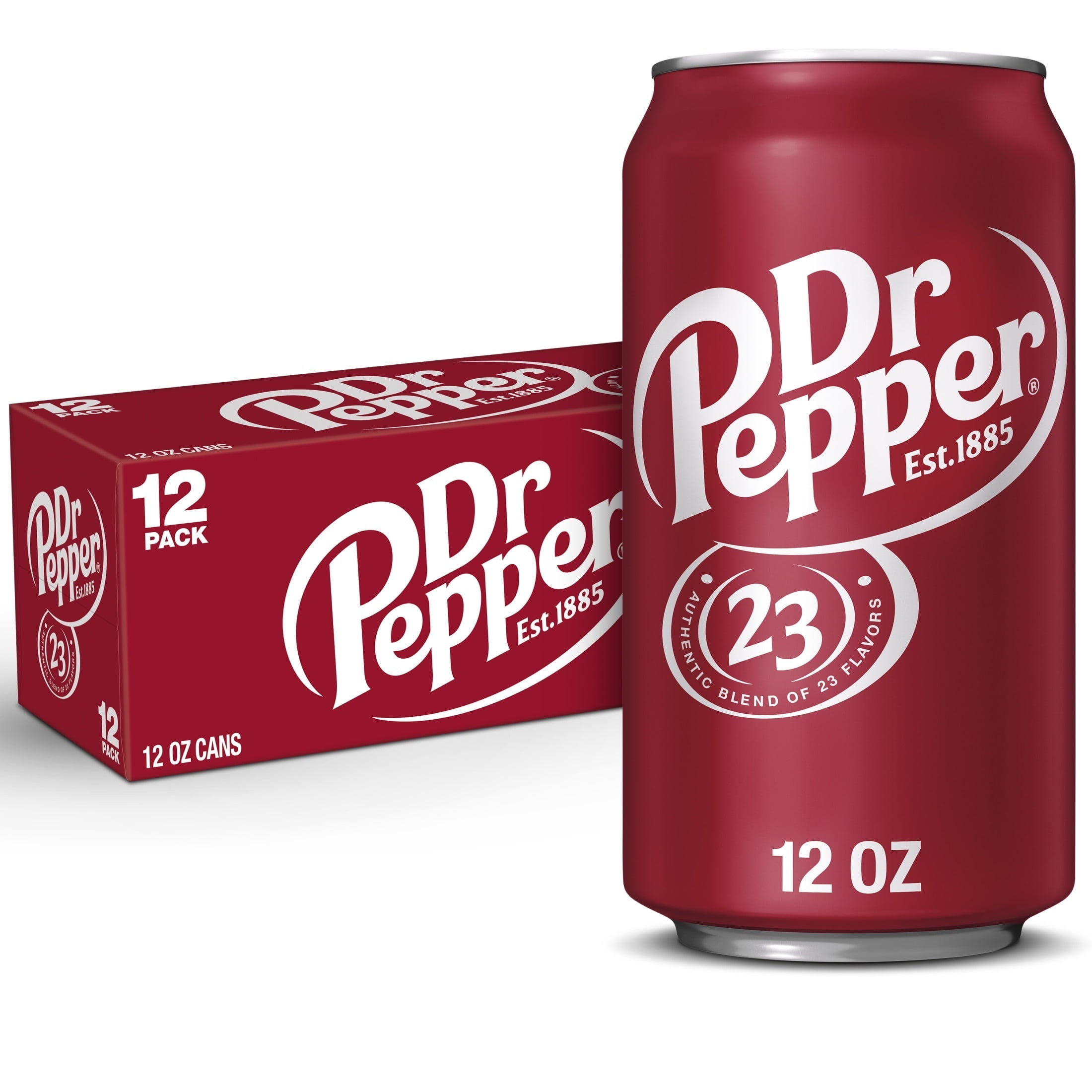 Dr Pepper Original Soda - Signature Sip, 12 fl oz Cans, 12-Pack