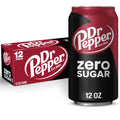 Dr Pepper Zero Sugar Soda - Classic Fizz Choice, 12 fl oz Cans, 12-Pack